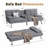Cashten Single 65'' Upholstered Convertible Sofa-215414776