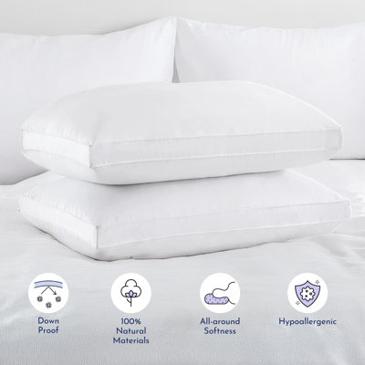Oreiller ferme en duvet - standard