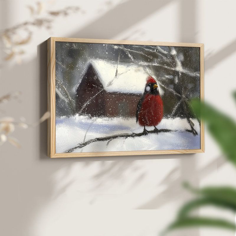 Chirstmas Art-CCI -Framed Print - Restickable, Naturel, H 11 po x l 14 po