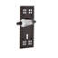 Craftsman Plate with Decorative Keyhole and Double Dummy with Parlour Lever-517036469