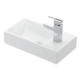 Minimal Ceramic 17.9'' L Bathroom Sink