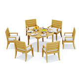 Atnas Outdoor 7 - Piece Teak Dining Set