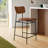 Turin Leather Bar & Counter Stool-712110727-712110721
