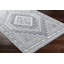 Tapis oriental gris en polyester tissé à la machine Angeleque-915594033