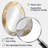 Abstract Beige And Gold Geyser Paint III - Large Oval Wall Mirror On Metal-1365437079