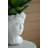 Visage Statue Head Planter for Flowers and Succulents - Gray - Set of 2