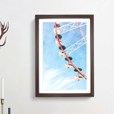 Ferris Wheel - Picture Frame Painting Print