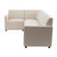 Canapé modulaire 5 pièces Mckee - Tissu de performance naturel avec polyester recyclé-100389679