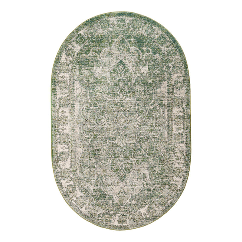 Alresford Oriental Indoor Rug, Oval 7'10" x 10'