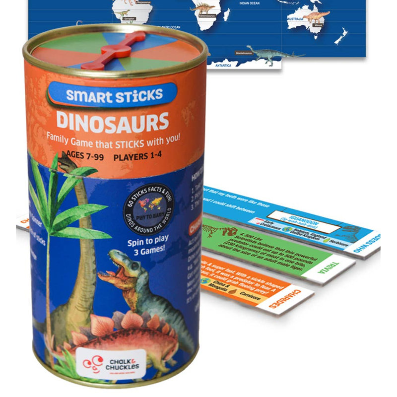 Smart Sticks - Dinosaures | Jeu amusant pour les enfants | Jeu éducatif pour la famille et les voyages