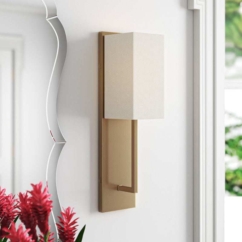 Kaitlin Armed Sconce, Burnished Brass