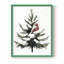 «Christmas Holiday Art» CECLII, reproduction d'art encadrée - bois massif-795154210-795154213