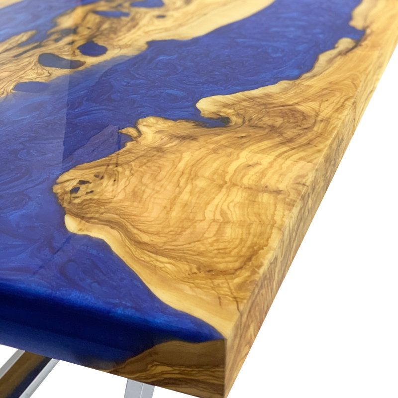 Morano Coffee Table, Pearl Blue, 17.7" H x 55.1" L x 27.5" W