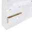 Lit simple innovateur avec ports de charge, conception en bois massif pour une expérience de chambre à coucher confortable