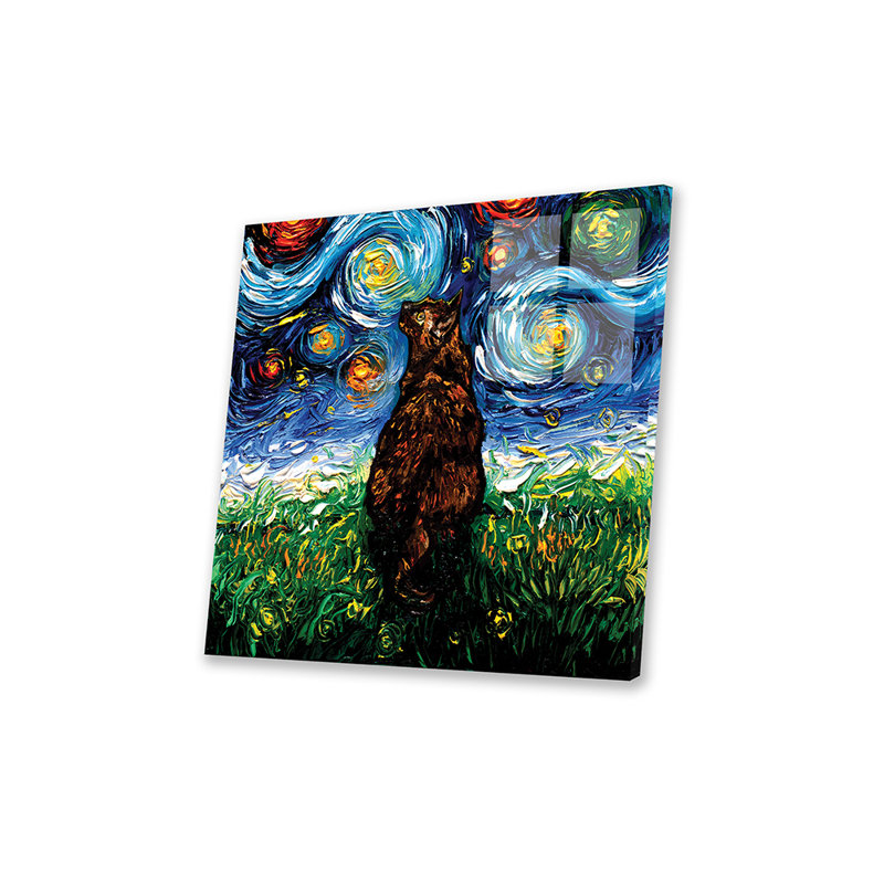 " Tortoiseshell Cat Night " by Aja Trier