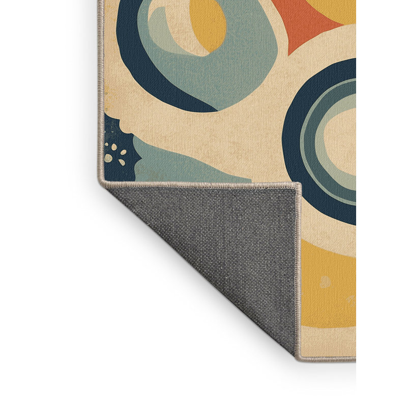Funky Wiggle Rug, Round 3'