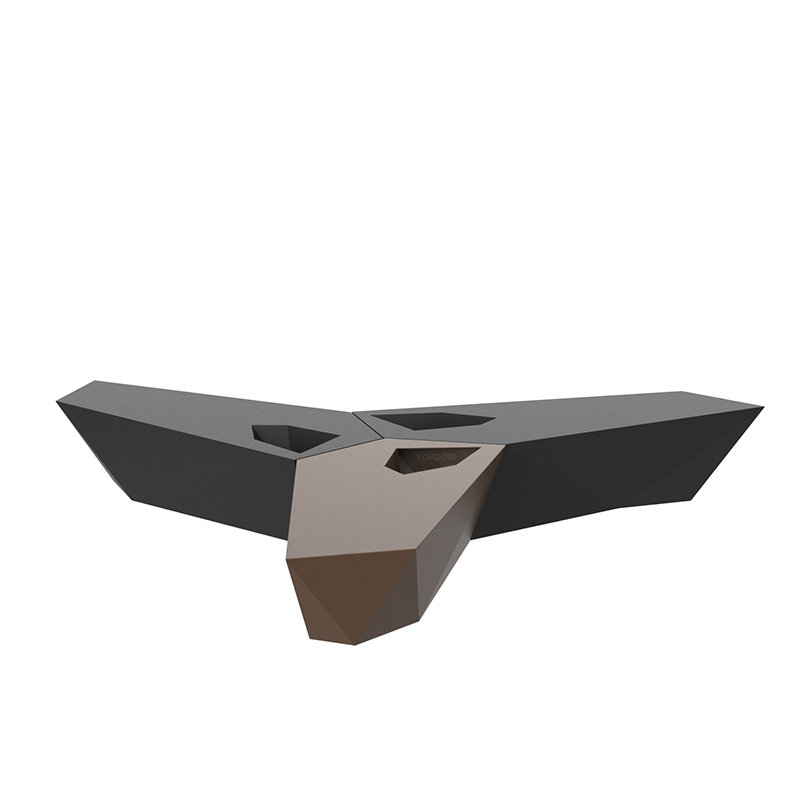 Faz Plastic Planter Bench, Black