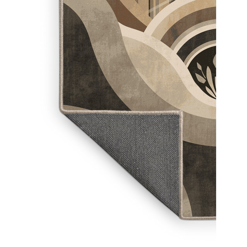 Tapis arc-en-ciel doux et moelleux Kamena, 4 x 6