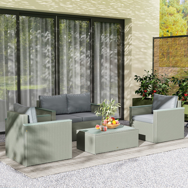 Rattan Sofa Set