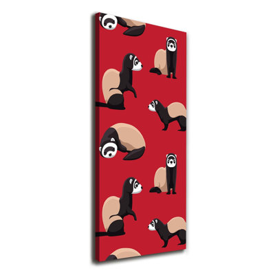Ferrets - Wrapped Canvas Print