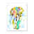 White Framed Paper Print