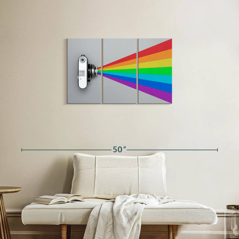Flash appareil photo Senne Rainbow, H 20 po x l 33 po