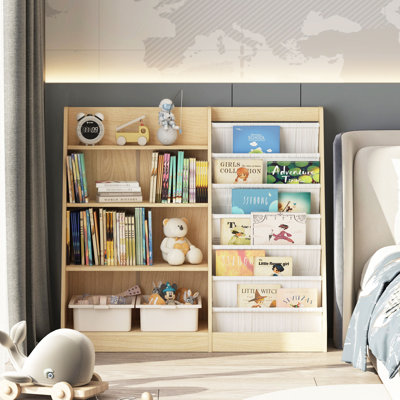 Maggiorina Kids Standard Bookcase, Storage Book Rack, Organizer Cabinet, Book Display