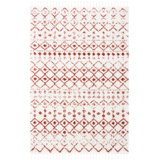 Akife Fringe Shag Performance Southwestern Rug