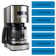 Kenmore Drip Coffee Maker Machine, 1.8L Filter Coffee Machine with Timer
