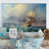 Toile avec cadre flottant blanc