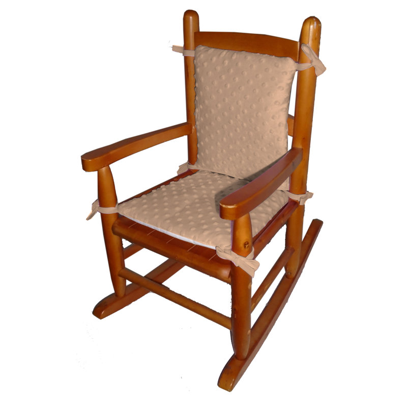 Outdoor 1'' Rocking Chair Seat / Back Cushion, Camel
