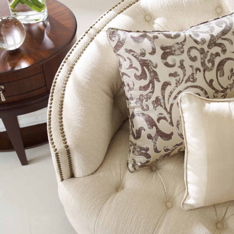 Anarah Sofa, Ivory Fabric
