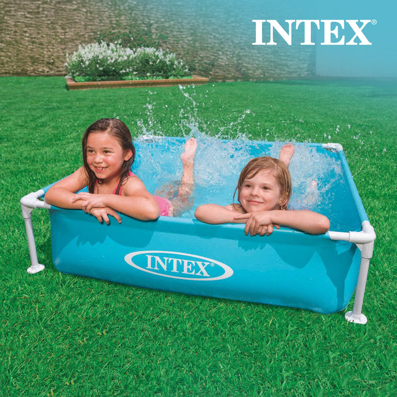 Intex Mini Frame Kiddie Beginner Swimming Pool, Blue