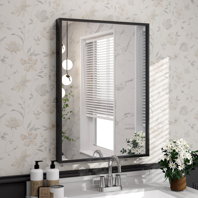 Miroir de salle de bain mural, 28 po x 20 po