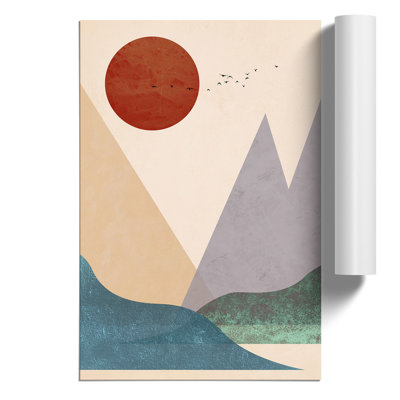 Abstract Modern Landscape - Frameless Print