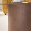 Ensemble de 2 tables basses polyvalentes rondes en bois aggloméré