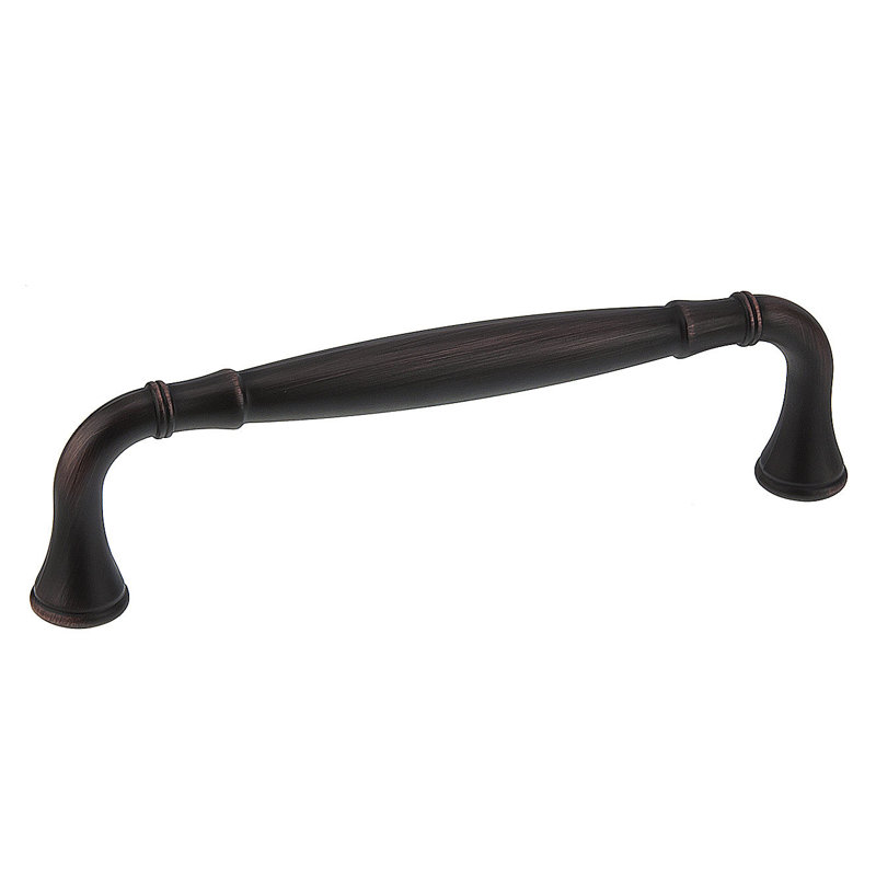 Poignée barre 7 9/16 po en métal, Bronze huilé brossé, 6 3/10"
