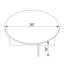 Table basse ronde de 35 po Ellington-1621911259