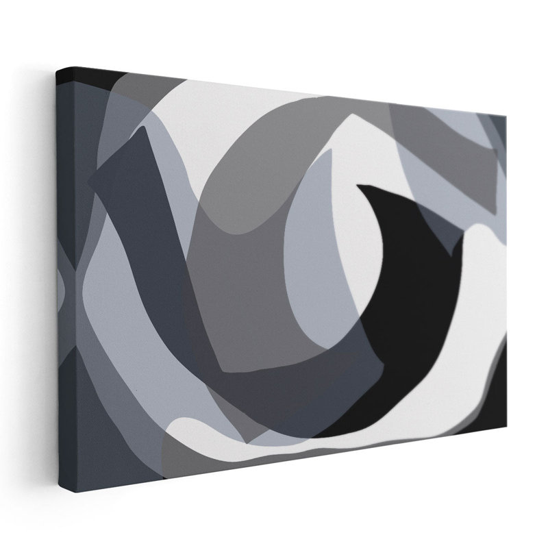 «Bold Curve 1», reproduction d'art sur toile, H 24 po x l 36 po