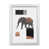 White Framed
