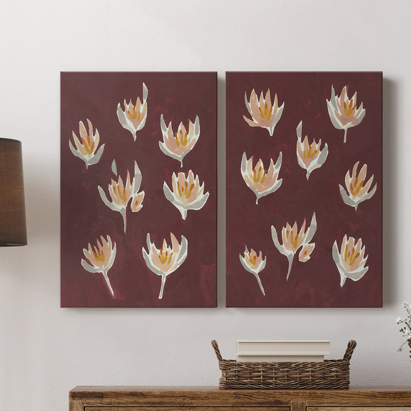 Toile tendue rose I-Premium Gallery Potpourri rose - prête à être accrochée, H 18 po x l 12 po