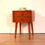 Table de chevet avec 2 tiroirs, petite table d'appoint avec rangement-910839133