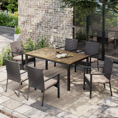6 - Person Patio Dining Set with