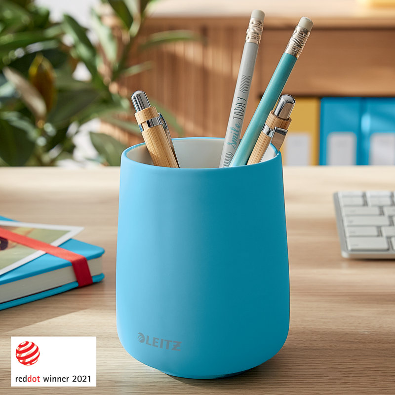 Cosy Ceramic Pen Holder, Blue