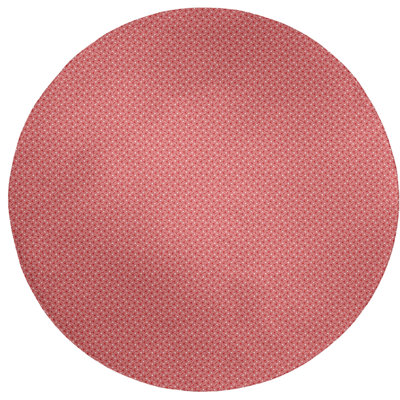 Tapis de zone rouge hexagonale classique en treillis