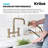 Urbix Bridge Faucet with Side Spray Included-49089339