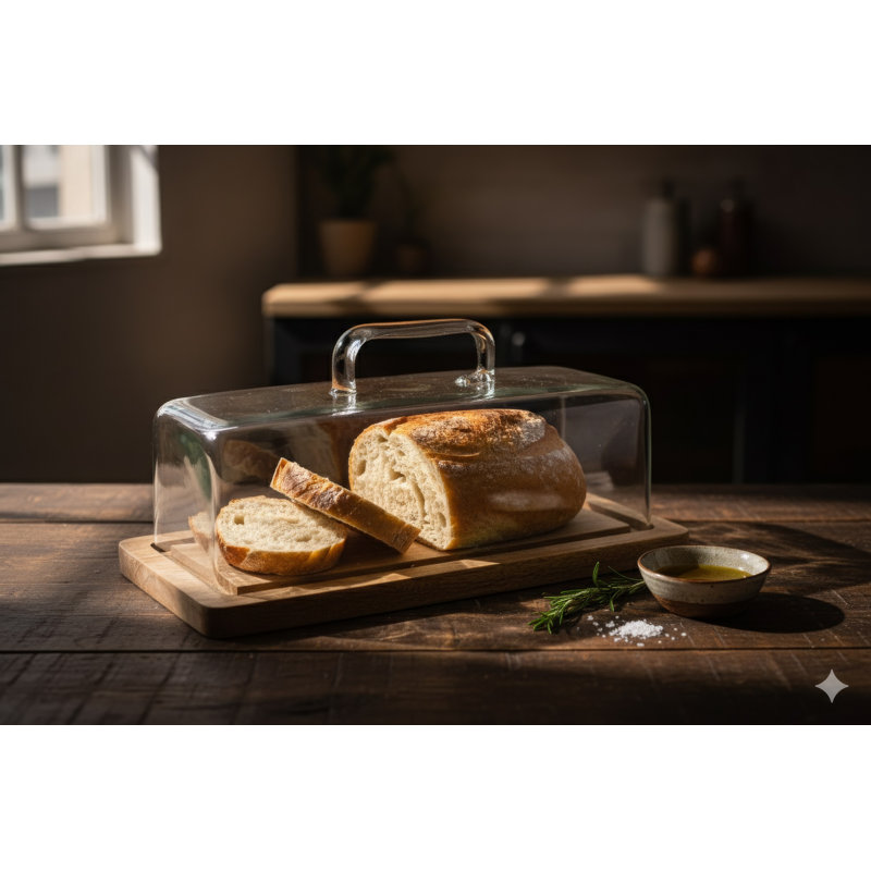 Red Barrel Studio® Glass Butter Dish