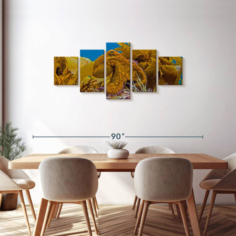 Reef Octopus And, 30" H x 68" W