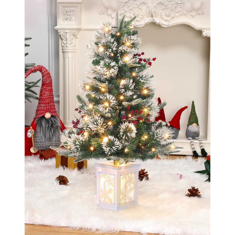 Arbre de Noël enneigé 3 pi