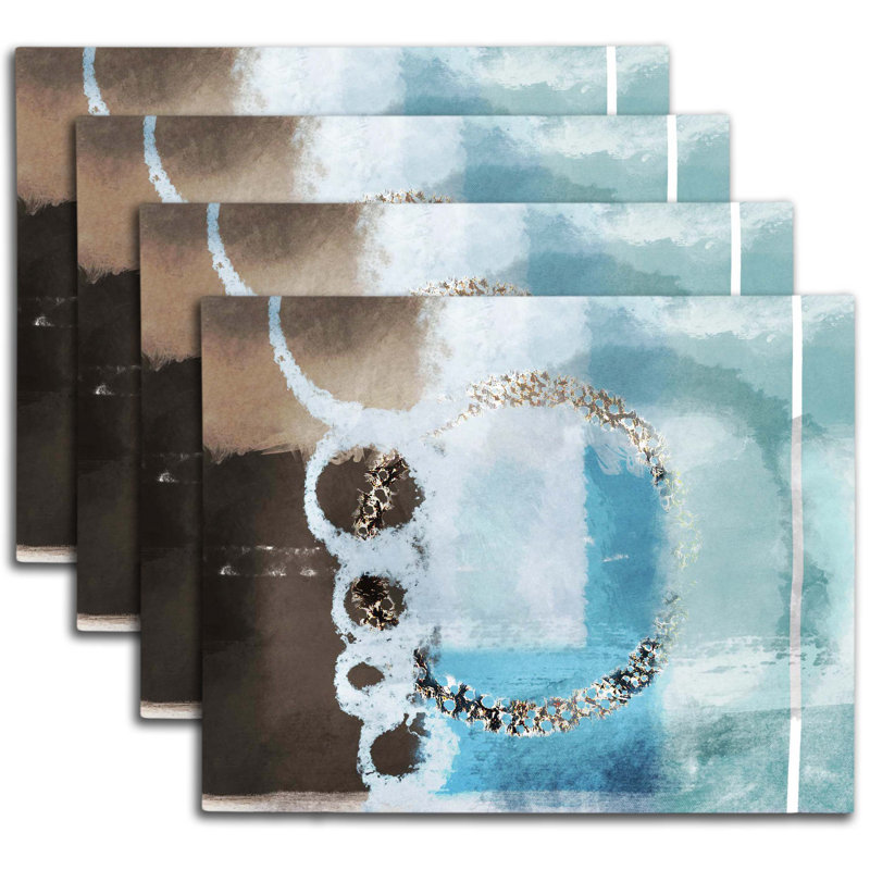 Napperon abstrait en polyester